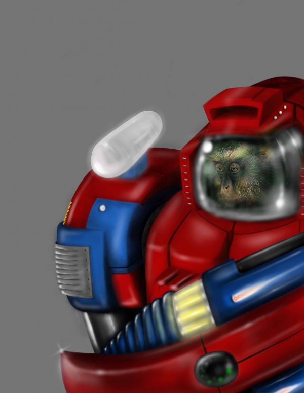 Creation of The Monkey Rebel: Step 16